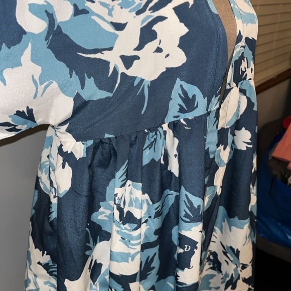 IMAN Global Chic Printed Empire-Waist Maxi Duster - Small- only available on HSN - Picture 4 of 9